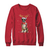 Funny Boxer Christmas Tree Santa Reindeer Pajamas Shirt & Sweatshirt | siriusteestore