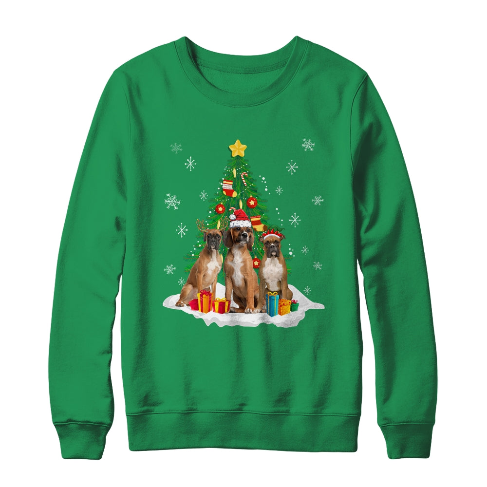 Funny Boxer Ugly Christmas Dog Lovers Women Shirt & Sweatshirt | siriusteestore