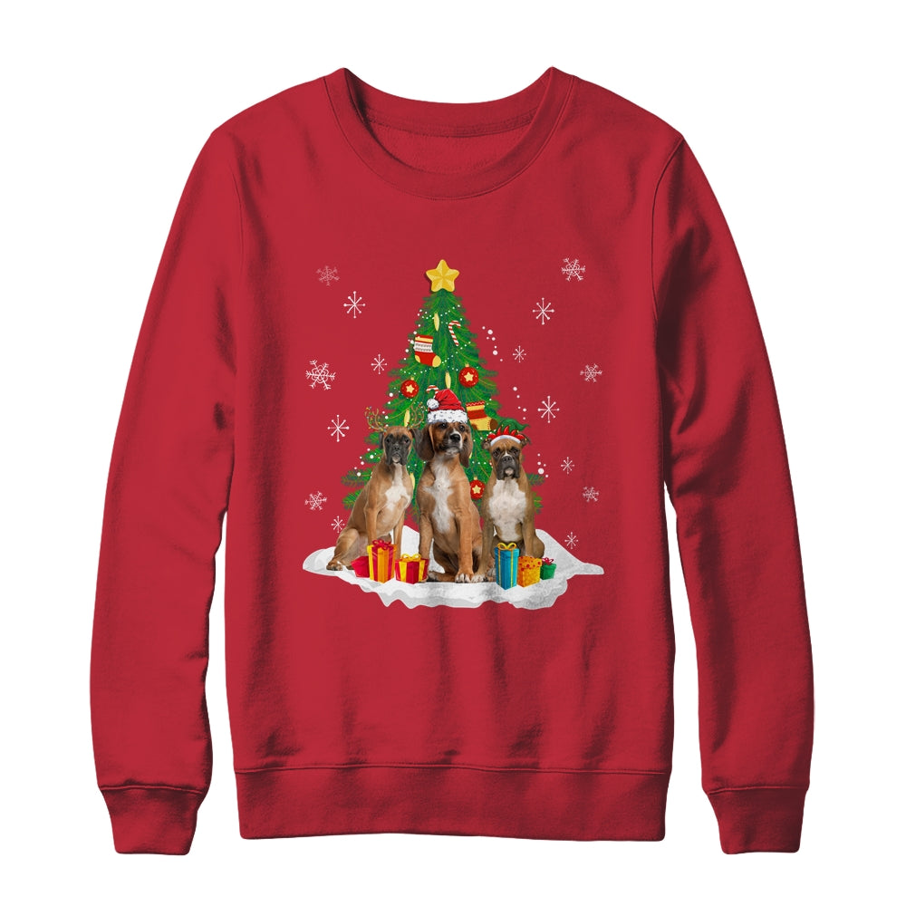 Funny Boxer Ugly Christmas Dog Lovers Women Shirt & Sweatshirt | siriusteestore