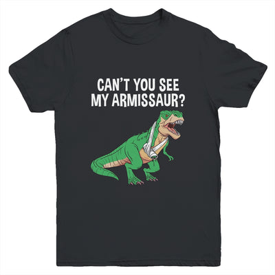 Funny Broken Arm For Men Boy Kids Hand Wrist Injury Dinosaur Youth Shirt | siriusteestore