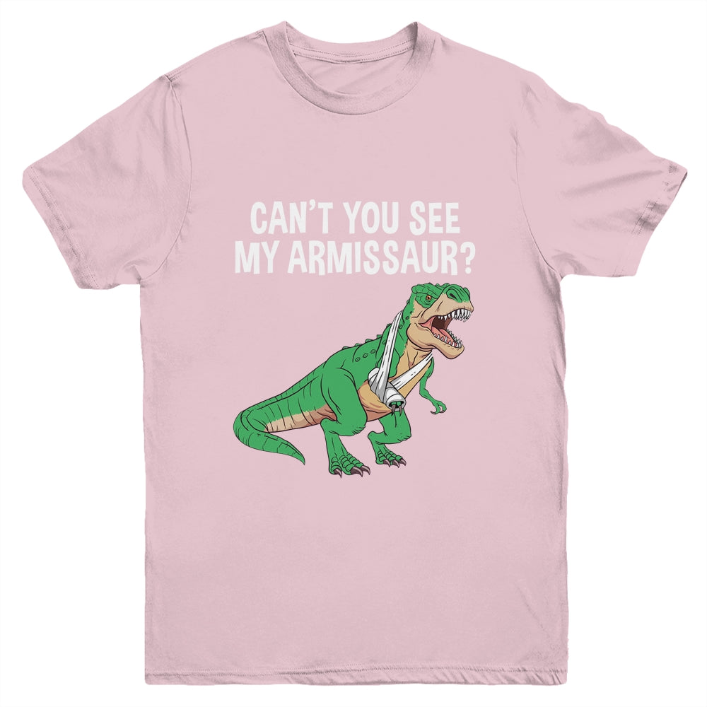 Funny Broken Arm For Men Boy Kids Hand Wrist Injury Dinosaur Youth Shirt | siriusteestore