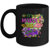 Funny Carnival Party Idea Flamingo Mardi Gras Mug | siriusteestore