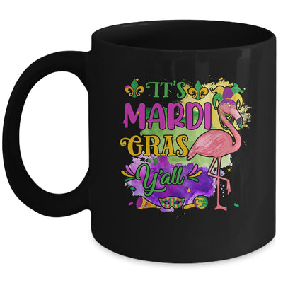 Funny Carnival Party Idea Flamingo Mardi Gras Mug | siriusteestore