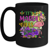 Funny Carnival Party Idea Flamingo Mardi Gras Mug | siriusteestore