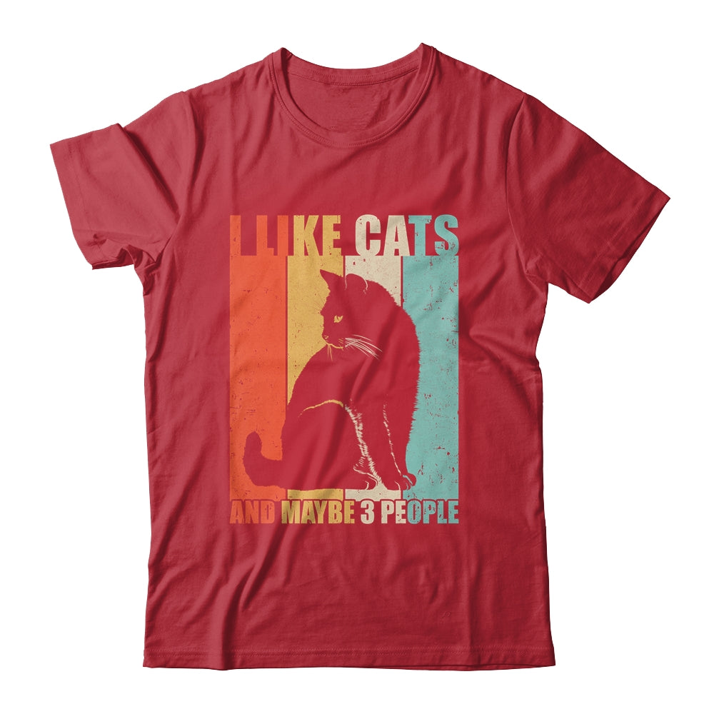 Funny Cat Design Cat Lover For Men Women Animal Introvert Shirt & Tank Top | siriusteestore