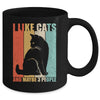Funny Cat Design Cat Lover For Men Women Animal Introvert Mug | siriusteestore