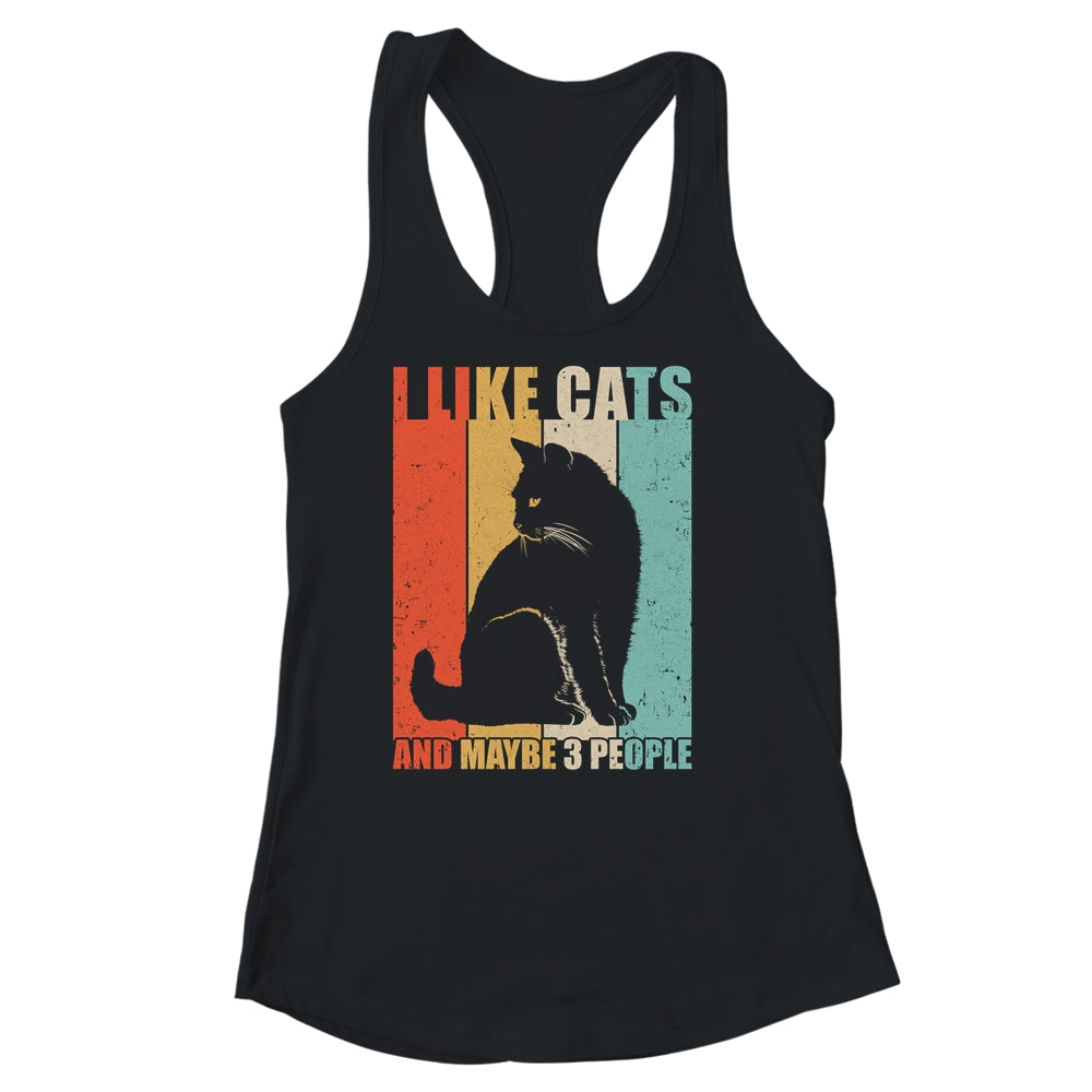 Funny Cat Design Cat Lover For Men Women Animal Introvert Shirt & Tank Top | siriusteestore