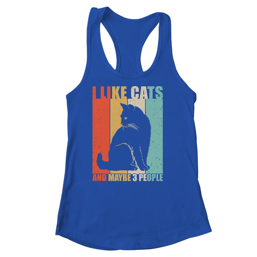 Funny Cat Design Cat Lover For Men Women Animal Introvert Shirt & Tank Top | siriusteestore