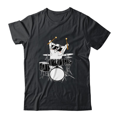 Funny Cat Drummer Funny Cat Drumkit Shirt & Hoodie | siriusteestore