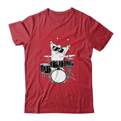 Funny Cat Drummer Funny Cat Drumkit Shirt & Hoodie | siriusteestore