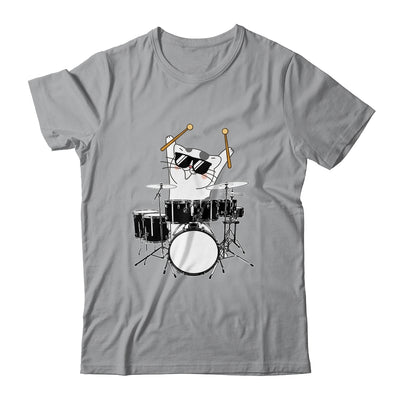 Funny Cat Drummer Funny Cat Drumkit Shirt & Hoodie | siriusteestore