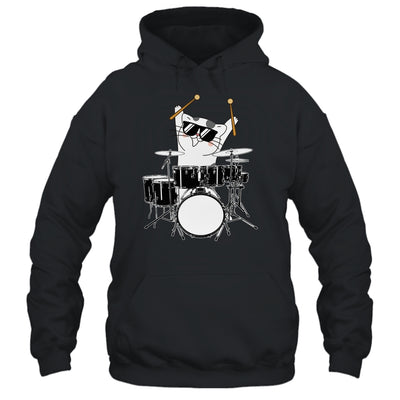 Funny Cat Drummer Funny Cat Drumkit Shirt & Hoodie | siriusteestore