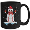 Funny Christmas Baseball Santa Snowman Mug | siriusteestore