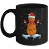 Funny Christmas Basketball Santa Snowman Mug | siriusteestore