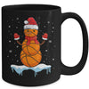 Funny Christmas Basketball Santa Snowman Mug | siriusteestore