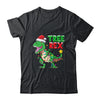 Funny Christmas Dinosaur Kids Christmas Tree Lights Santa Shirt & Sweatshirt | siriusteestore