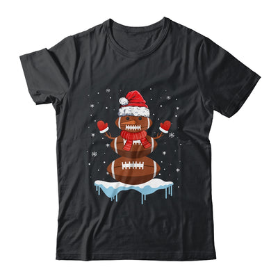 Funny Christmas Football Santa Snowman Shirt & Sweatshirt | siriusteestore