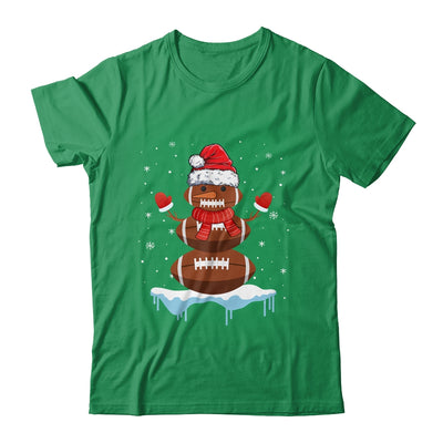 Funny Christmas Football Santa Snowman Shirt & Sweatshirt | siriusteestore