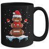 Funny Christmas Football Santa Snowman Mug | siriusteestore