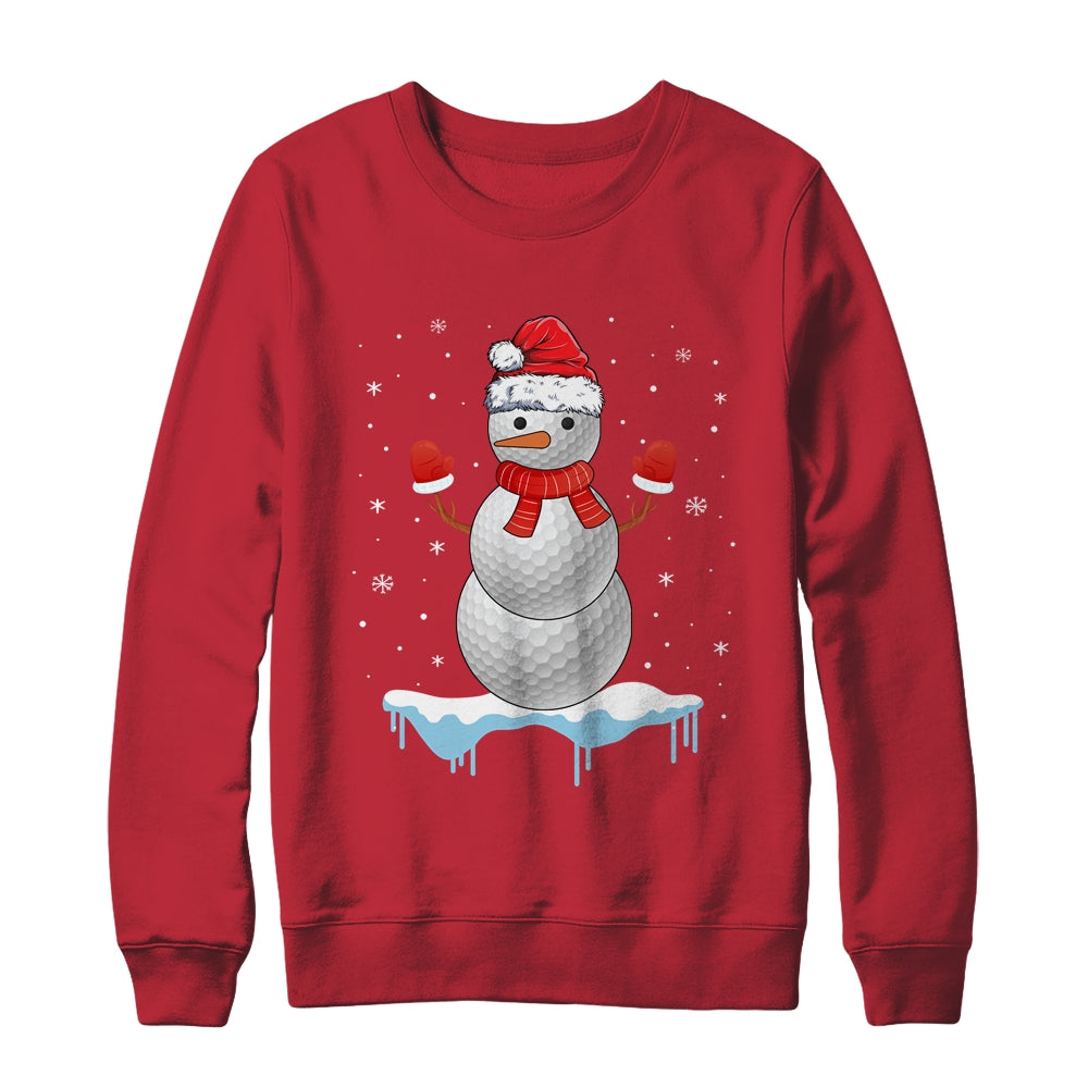 Funny Christmas Golf Balls Santa Snowman Shirt & Sweatshirt | siriusteestore