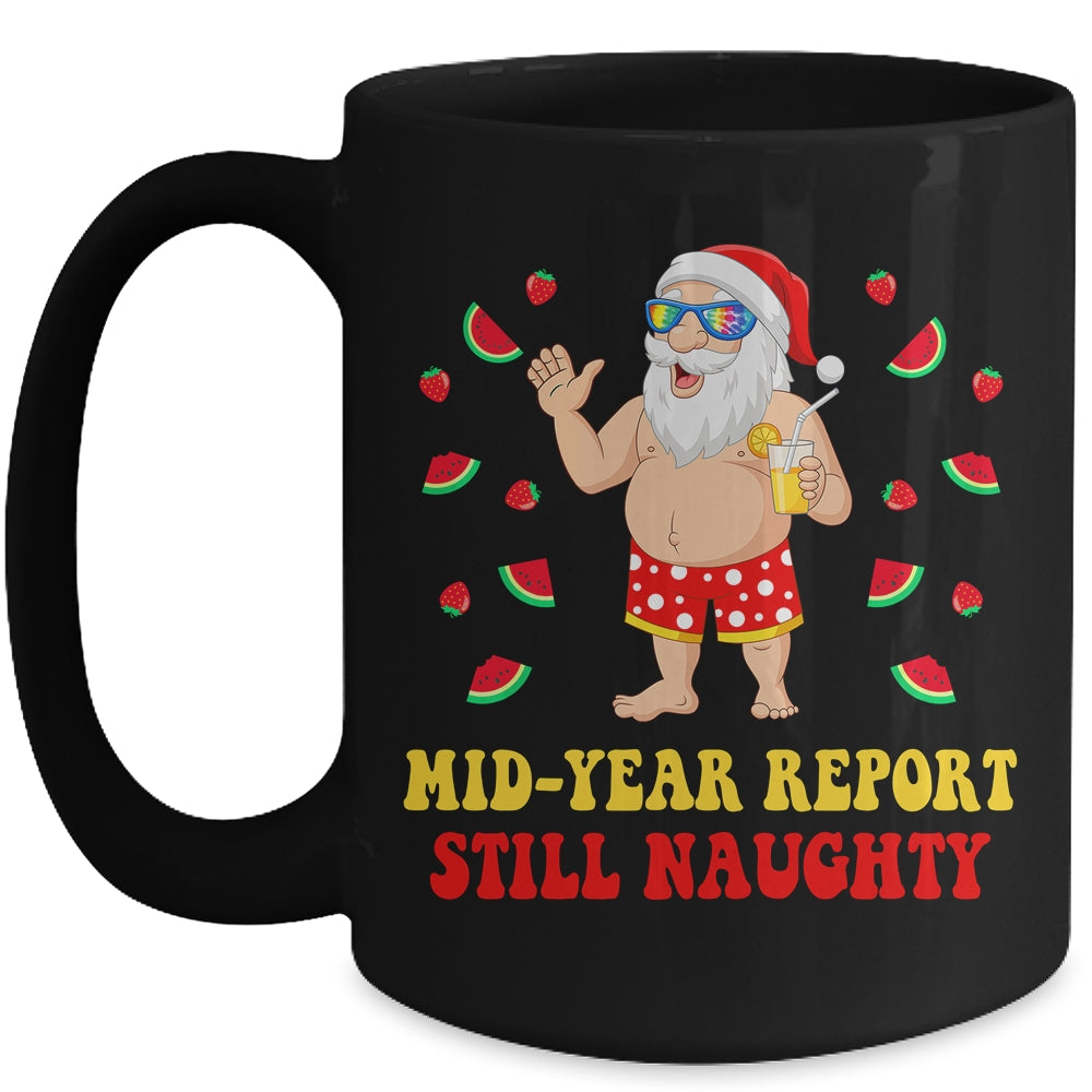 Funny Christmas In July Santa Summer Vacation Men Women Kids Mug | siriusteestore