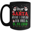 Funny Christmas Kids Adults Dear Santa I Can Explain Mug | siriusteestore