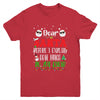 Funny Christmas Kids Adults Dear Santa I Can Explain Youth Shirt | siriusteestore