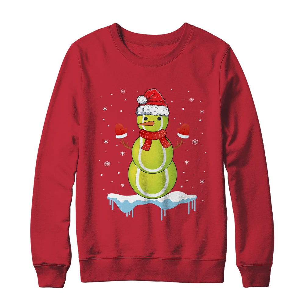 Funny Christmas Tennis Balls Santa Snowman Shirt & Sweatshirt | siriusteestore