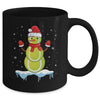 Funny Christmas Tennis Balls Santa Snowman Mug | siriusteestore