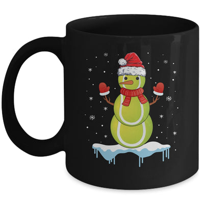 Funny Christmas Tennis Balls Santa Snowman Mug | siriusteestore