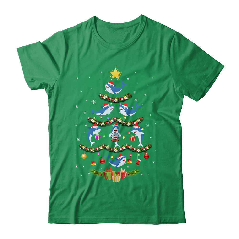 Funny Christmas Tree Shark This Is My Christmas Shirt & Sweatshirt | siriusteestore