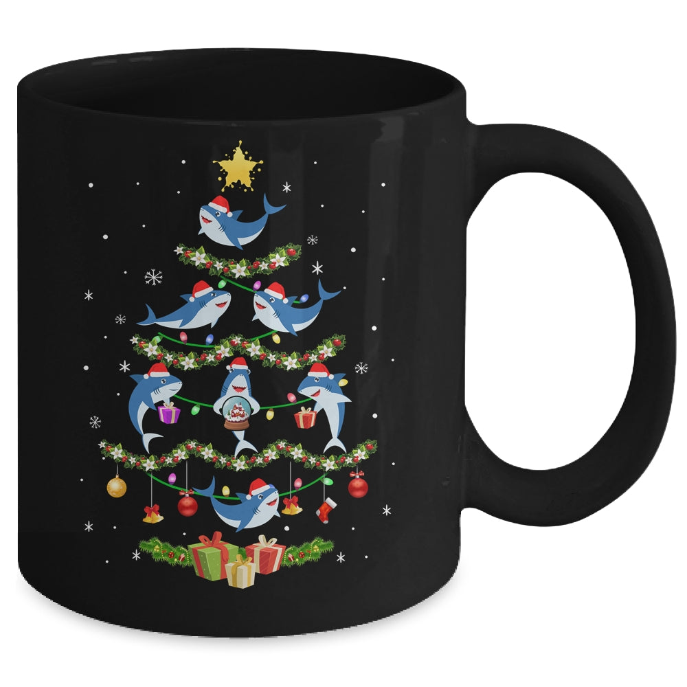 Funny Christmas Tree Shark This Is My Christmas Mug | siriusteestore
