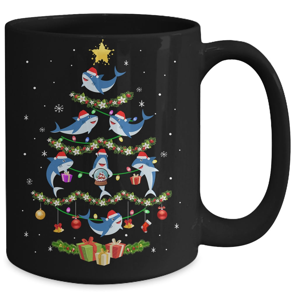 Funny Christmas Tree Shark This Is My Christmas Mug | siriusteestore
