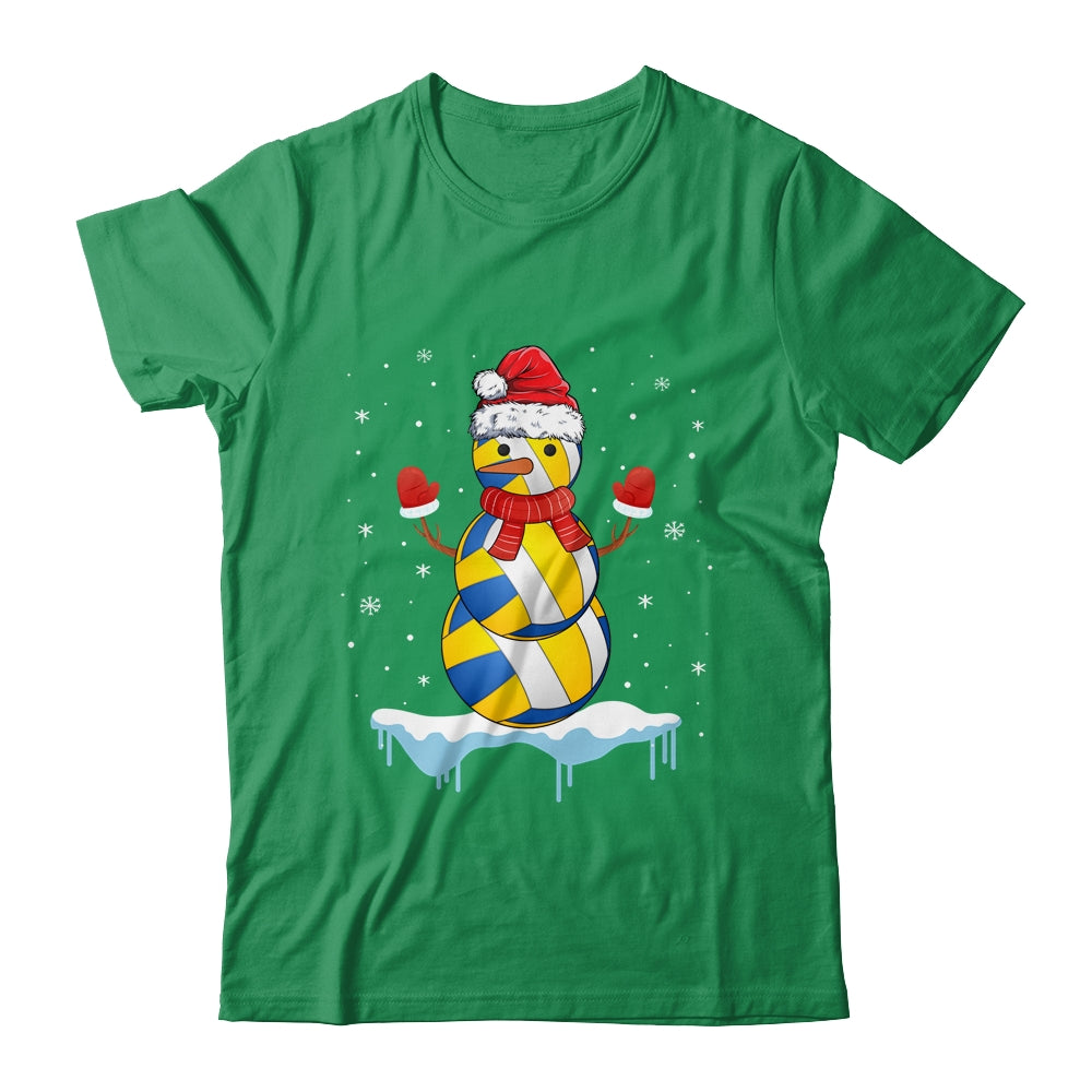 Funny Christmas Volleyball Santa Snowman Shirt & Sweatshirt | siriusteestore