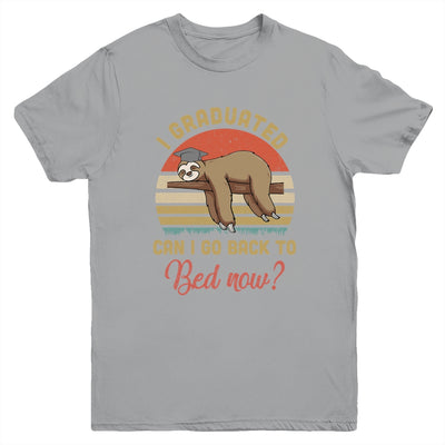 Funny Class Of 2021 Sloth Graduation Can I Go Back To Bed Youth Shirt | siriusteestore