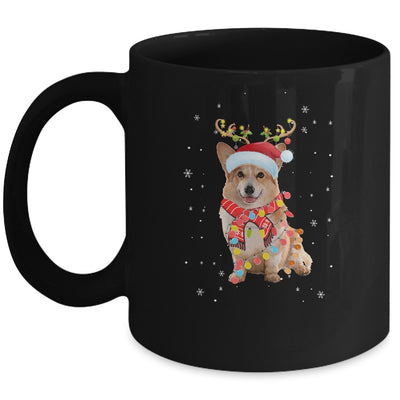 Funny Corgi Christmas Tree Santa Reindeer Pajamas Mug | siriusteestore