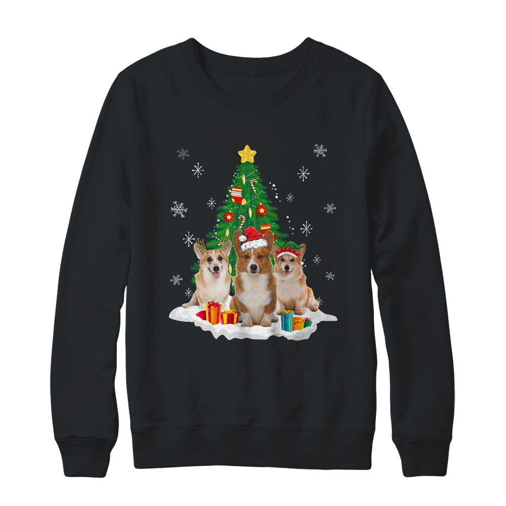 Funny Corgi Ugly Christmas Dog Lovers Women Shirt & Sweatshirt | siriusteestore
