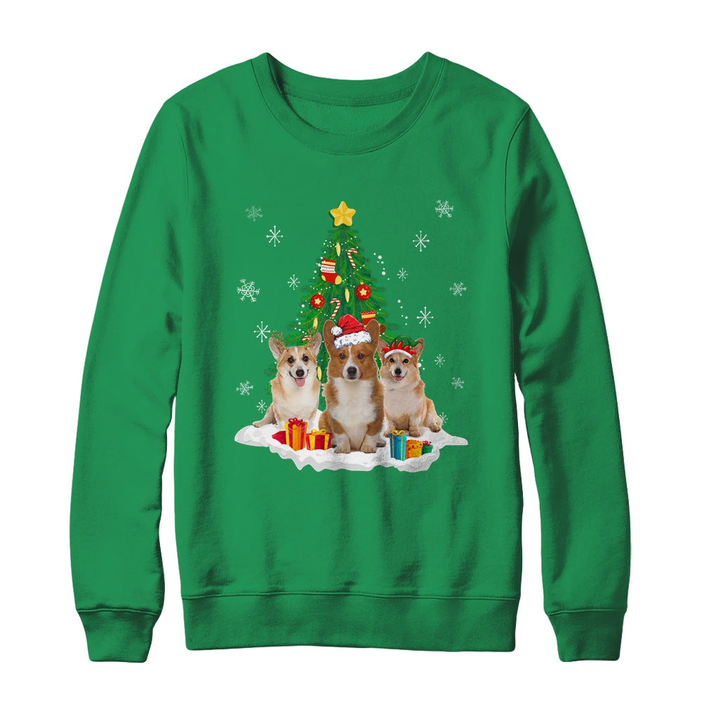 Funny Corgi Ugly Christmas Dog Lovers Women Shirt & Sweatshirt | siriusteestore