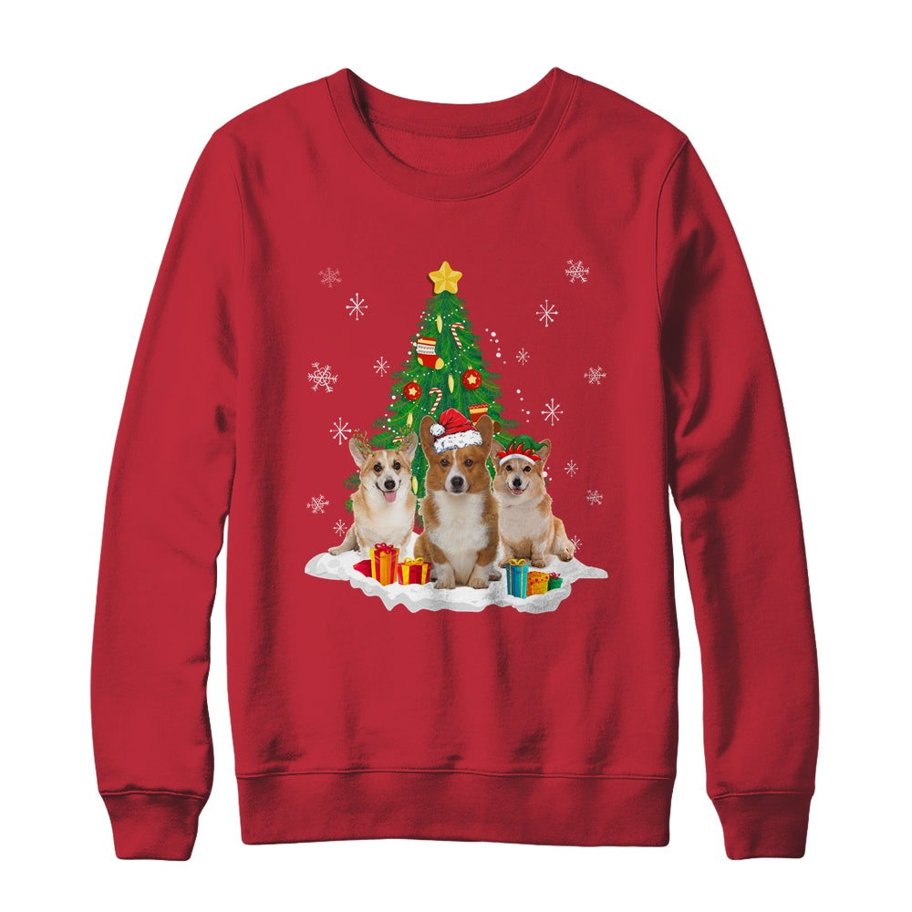 Funny Corgi Ugly Christmas Dog Lovers Women Shirt & Sweatshirt | siriusteestore
