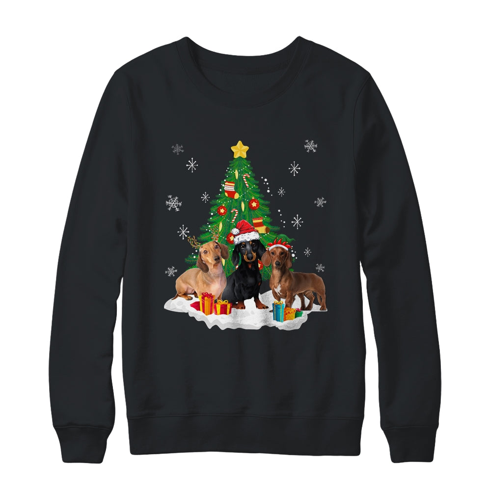 Funny Dachshund Ugly Christmas Dog Lovers Women Shirt & Sweatshirt | siriusteestore