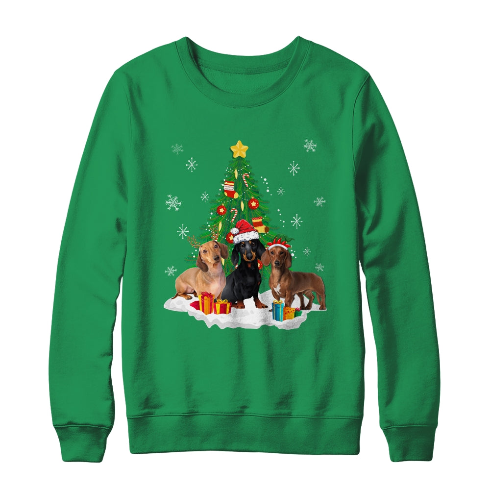 Funny Dachshund Ugly Christmas Dog Lovers Women Shirt & Sweatshirt | siriusteestore