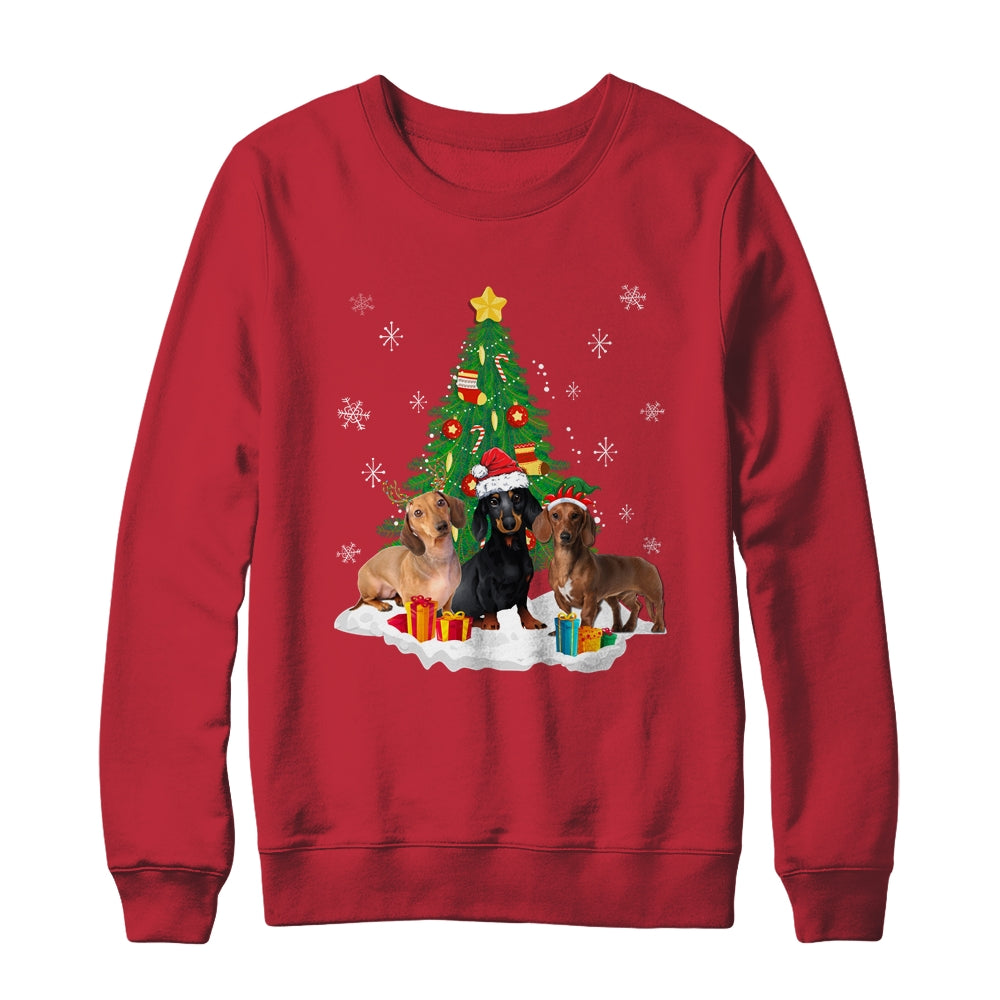 Funny Dachshund Ugly Christmas Dog Lovers Women Shirt & Sweatshirt | siriusteestore