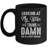 Funny Dad Joke Quote For Husband Father From Wife Mug | siriusteestore