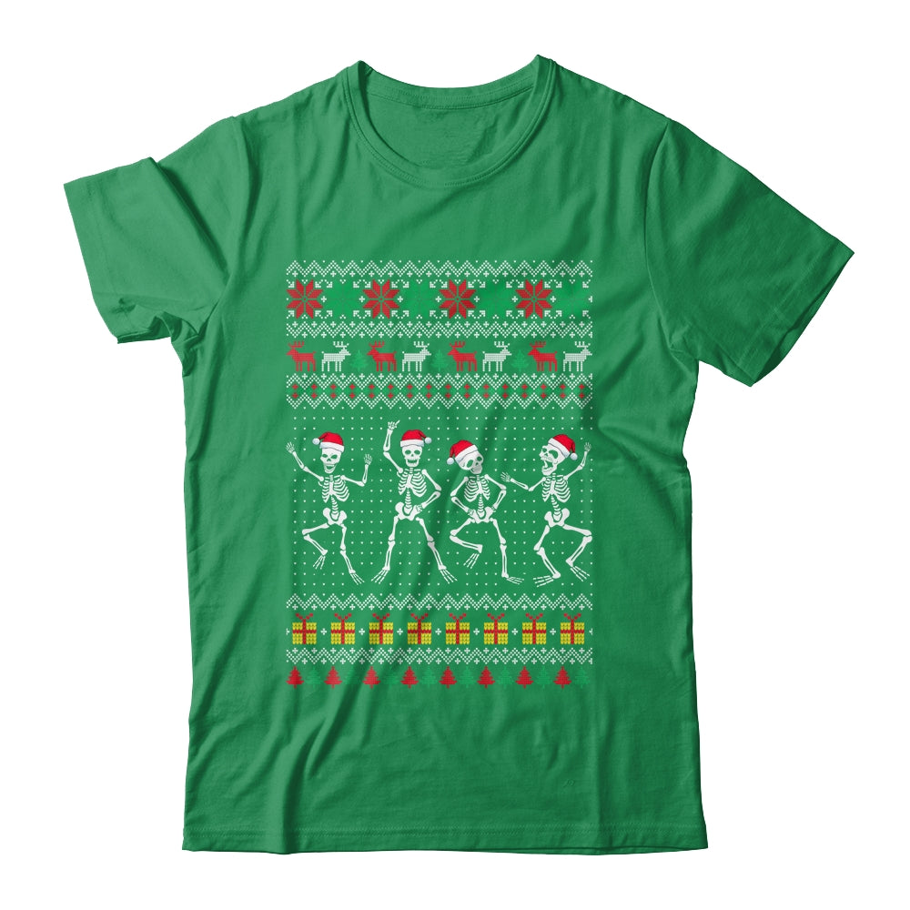 Funny Dancing Skeletons Ugly Christmas Shirt & Sweatshirt | siriusteestore