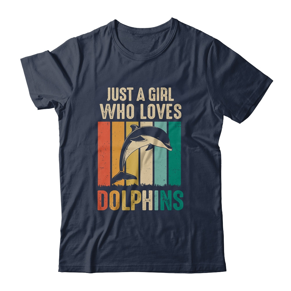 Funny Dolphin Design For Girls Mom Ocean Animal Dolphin Lover Shirt & Tank Top | siriusteestore