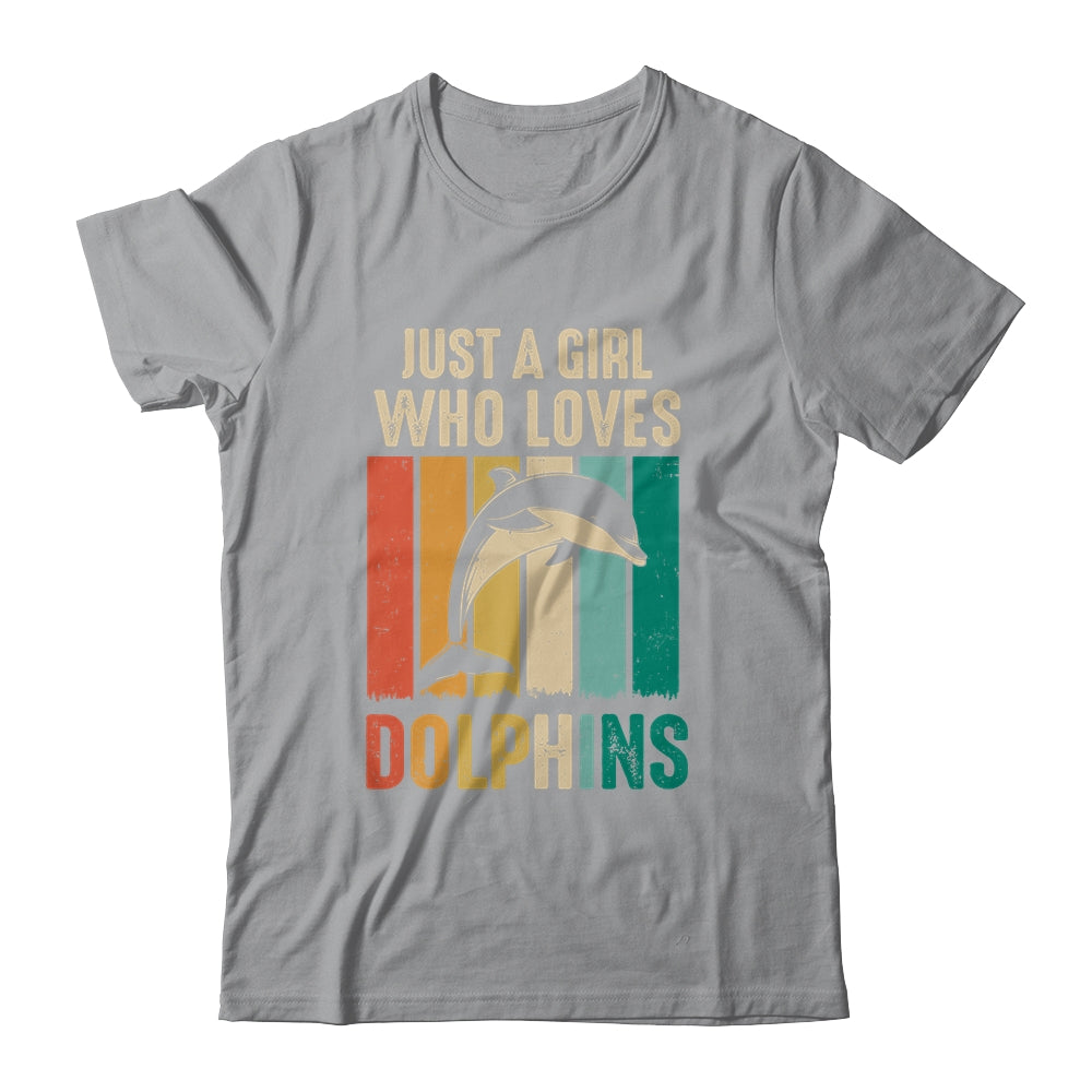 Funny Dolphin Design For Girls Mom Ocean Animal Dolphin Lover Shirt & Tank Top | siriusteestore