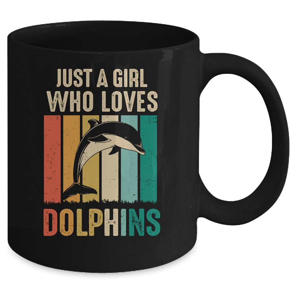 Funny Dolphin Design For Girls Mom Ocean Animal Dolphin Lover Mug | siriusteestore