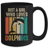 Funny Dolphin Design For Girls Mom Ocean Animal Dolphin Lover Mug | siriusteestore