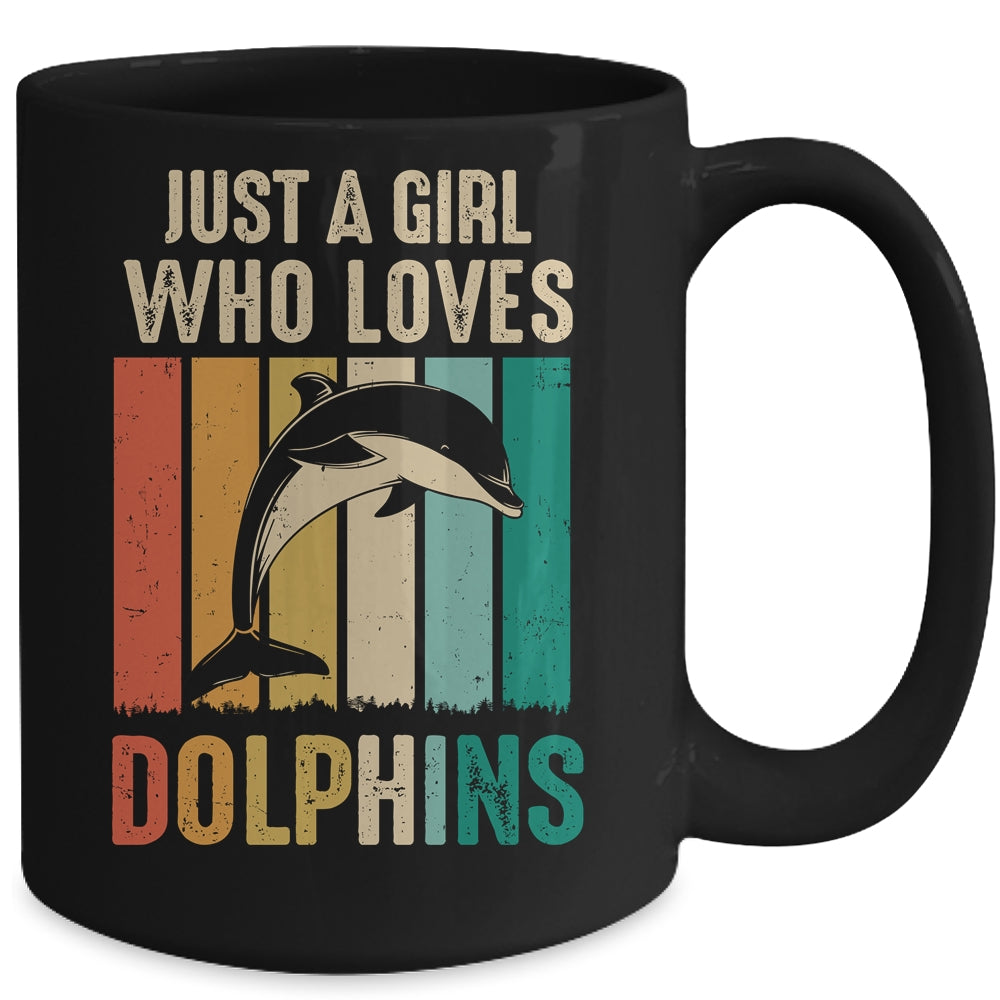 Funny Dolphin Design For Girls Mom Ocean Animal Dolphin Lover Mug | siriusteestore