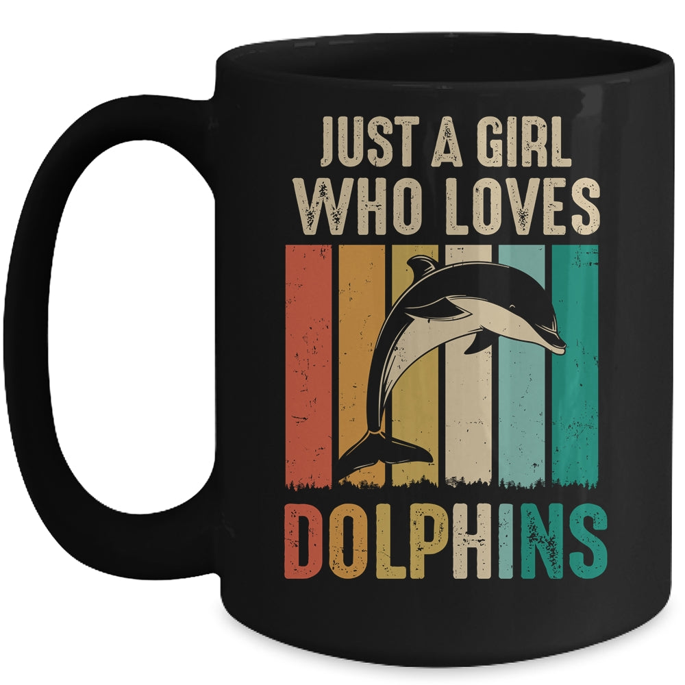 Funny Dolphin Design For Girls Mom Ocean Animal Dolphin Lover Mug | siriusteestore